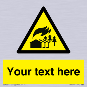 Custom Warning: Large scale fire zone